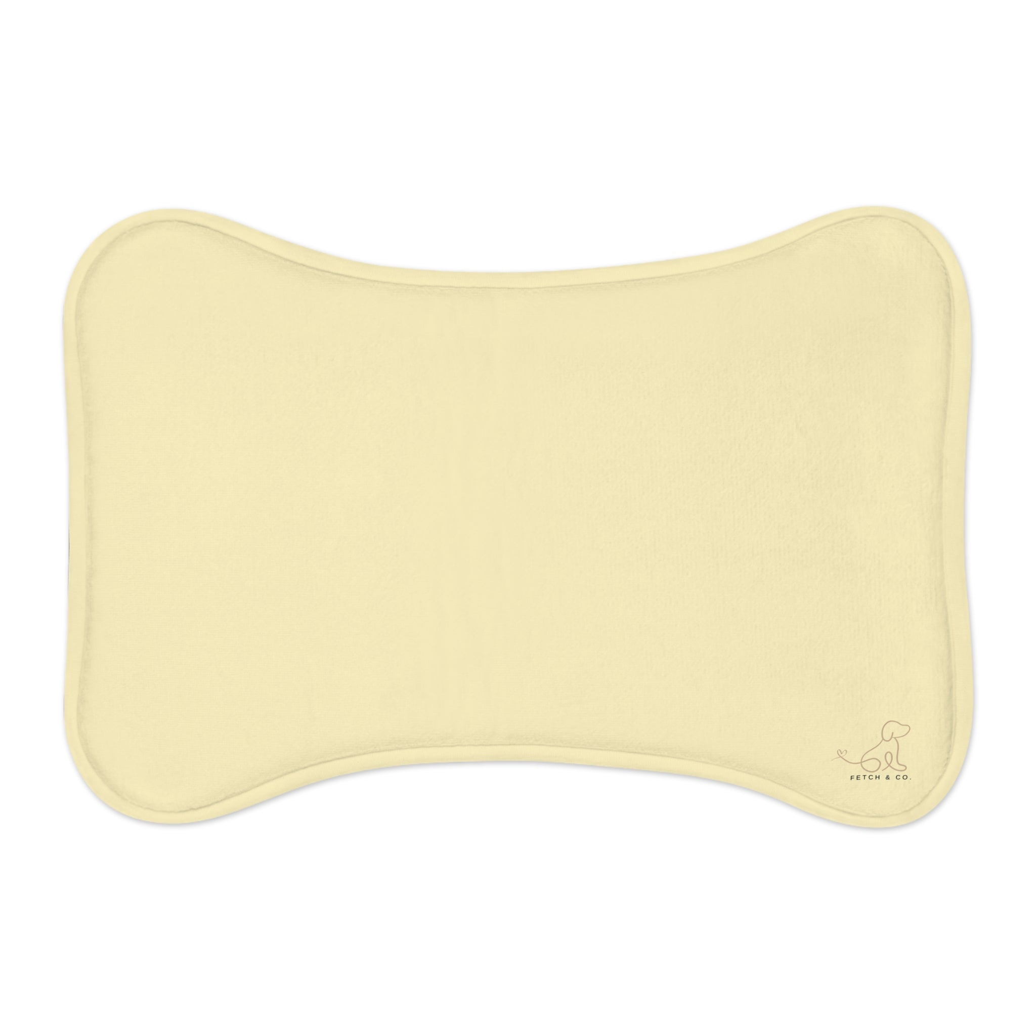 Yellow Bone Pet Feeding Mat