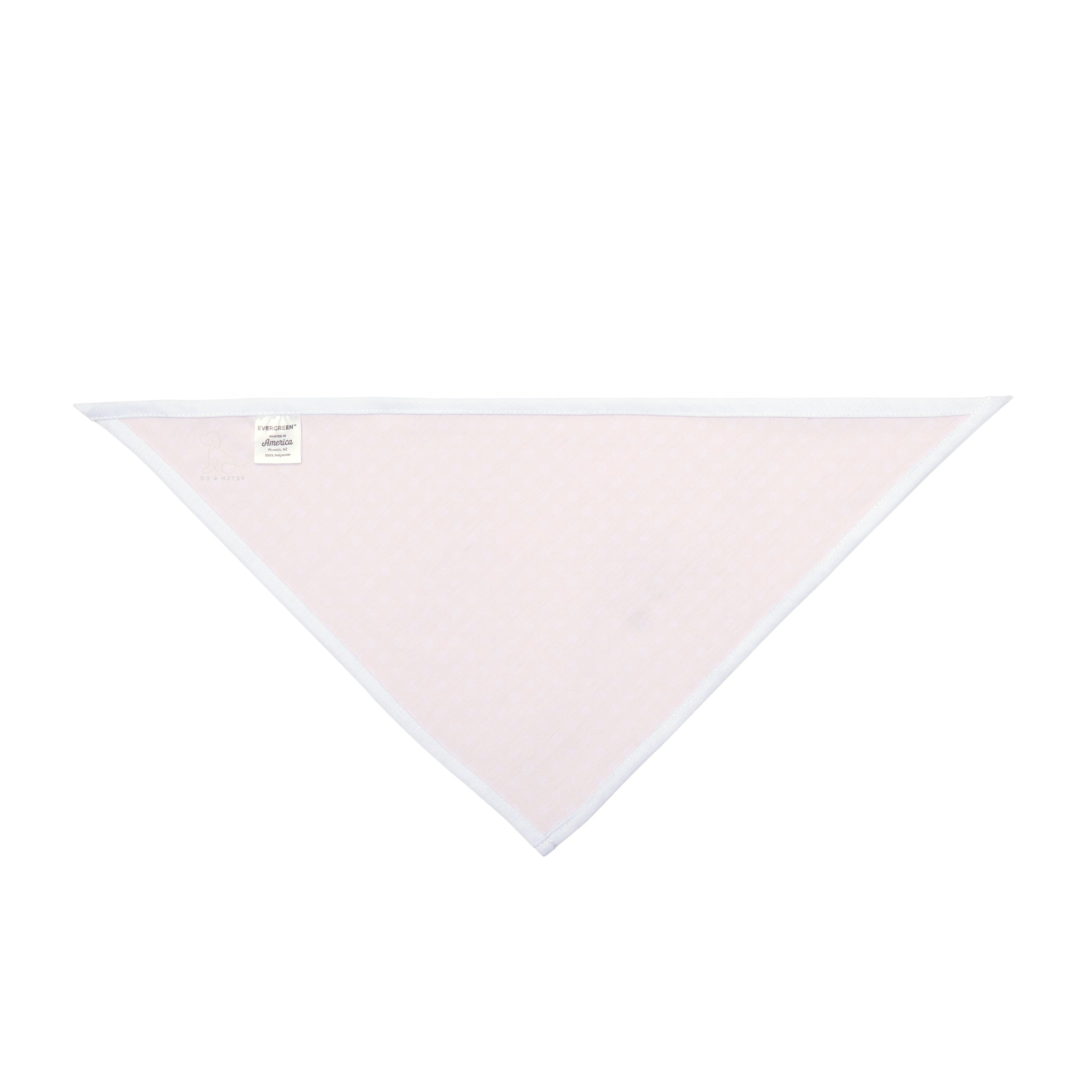Pink Polka Dot Pet Bandana