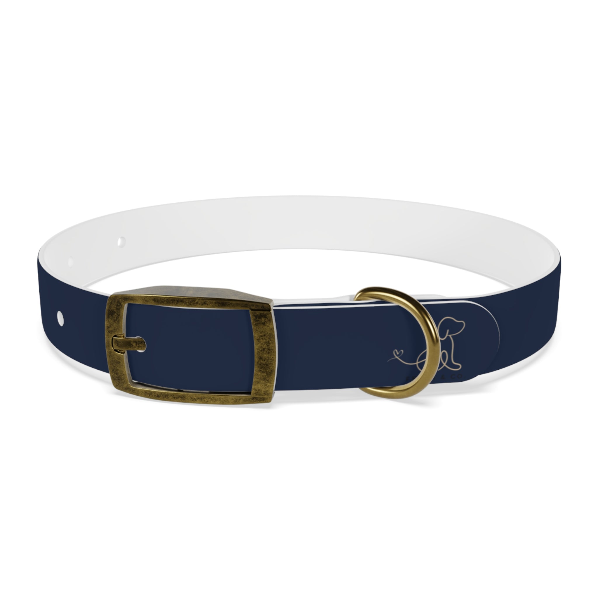 Navy Blue Dog Collar