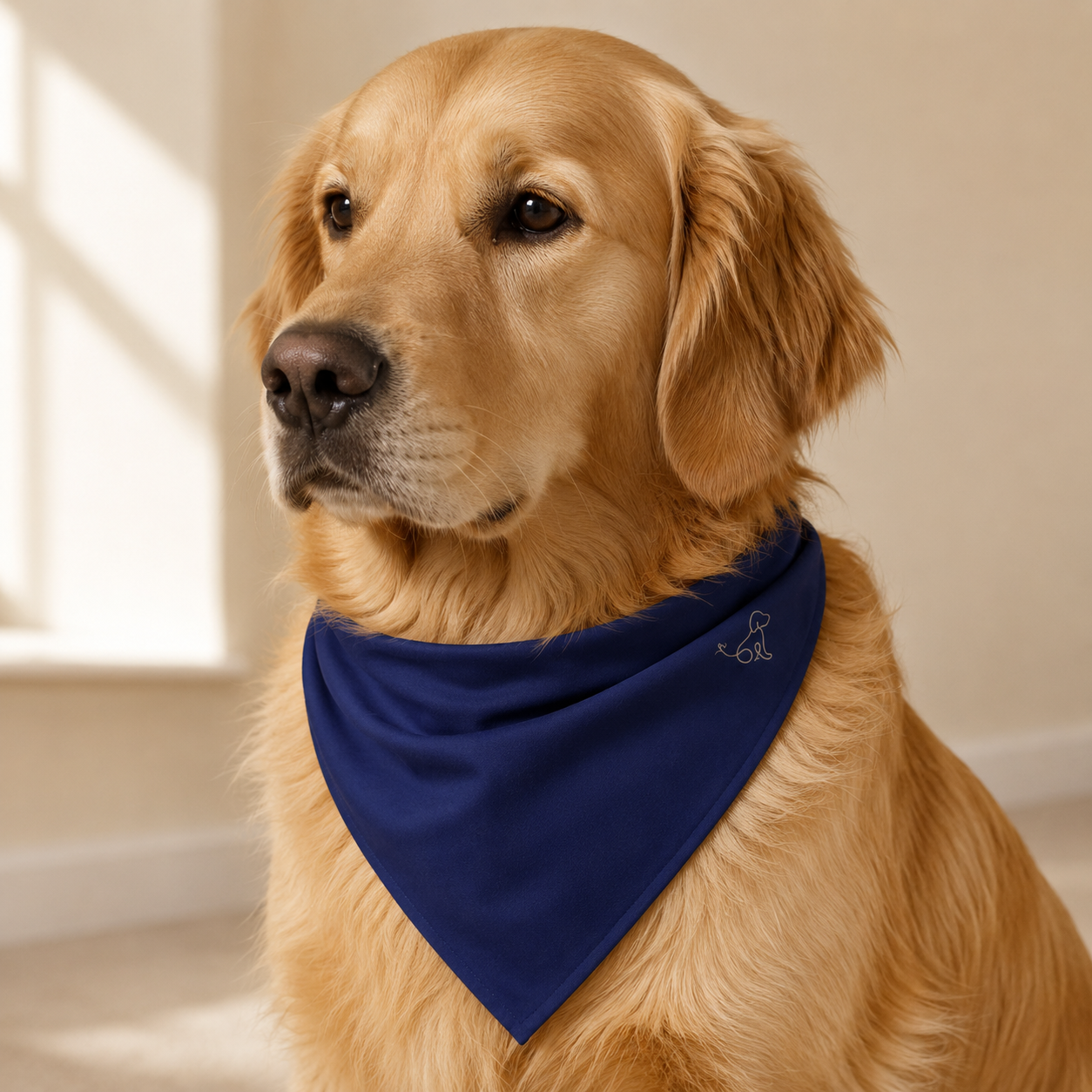 Navy Blue Pet Bandana