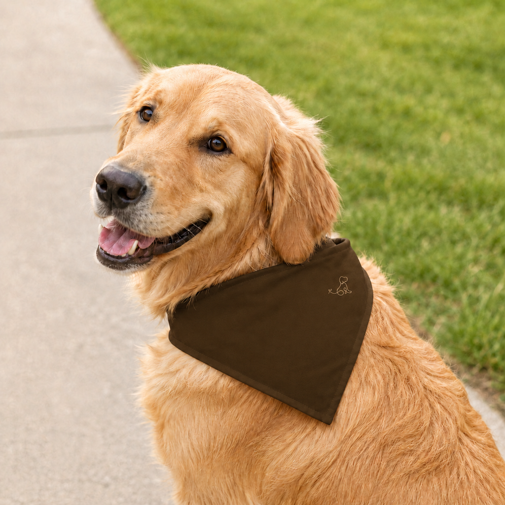 Brown Pet Bandana