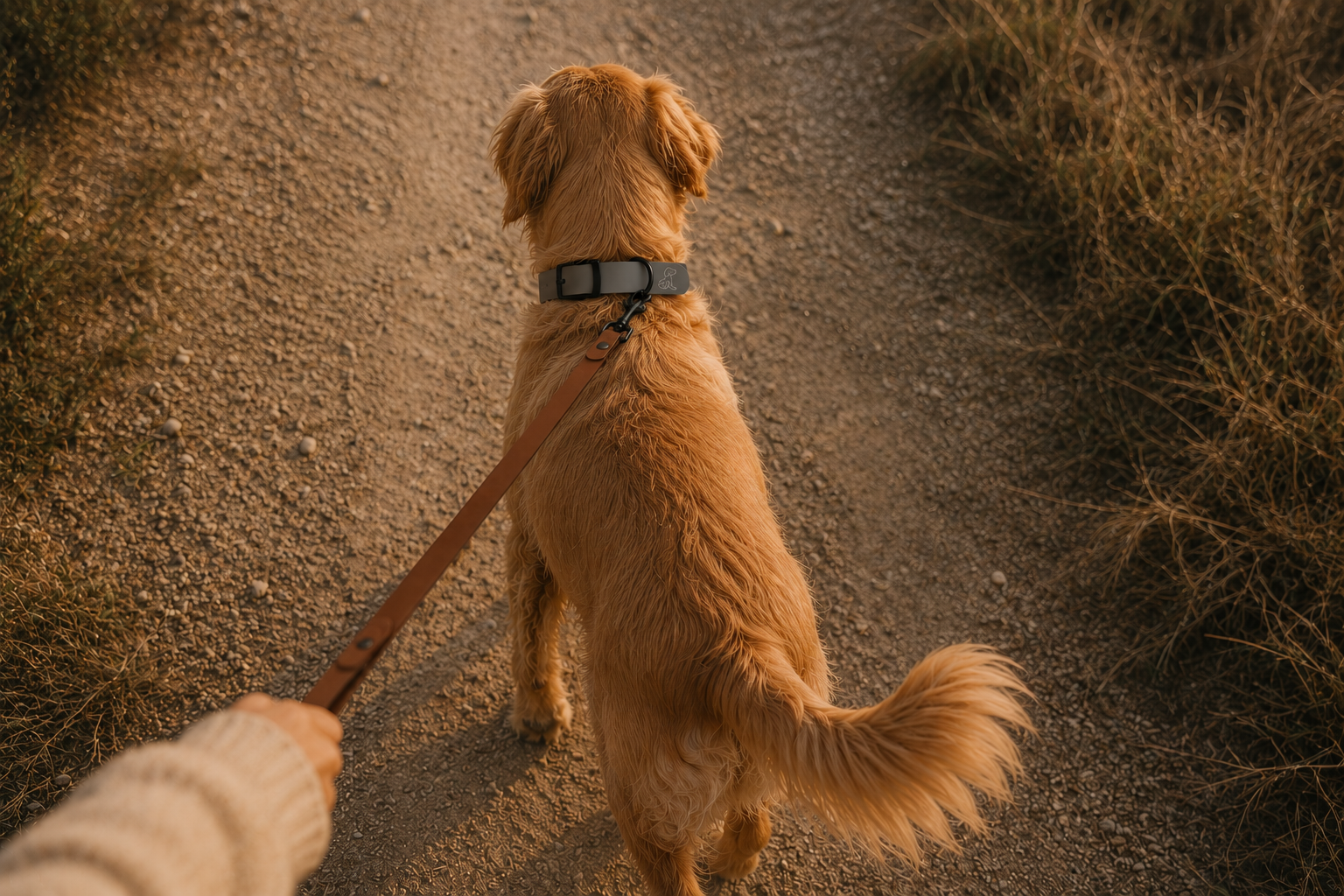 Dark Gray Dog Collar