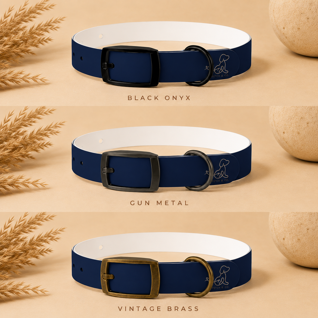 Navy Blue Dog Collar