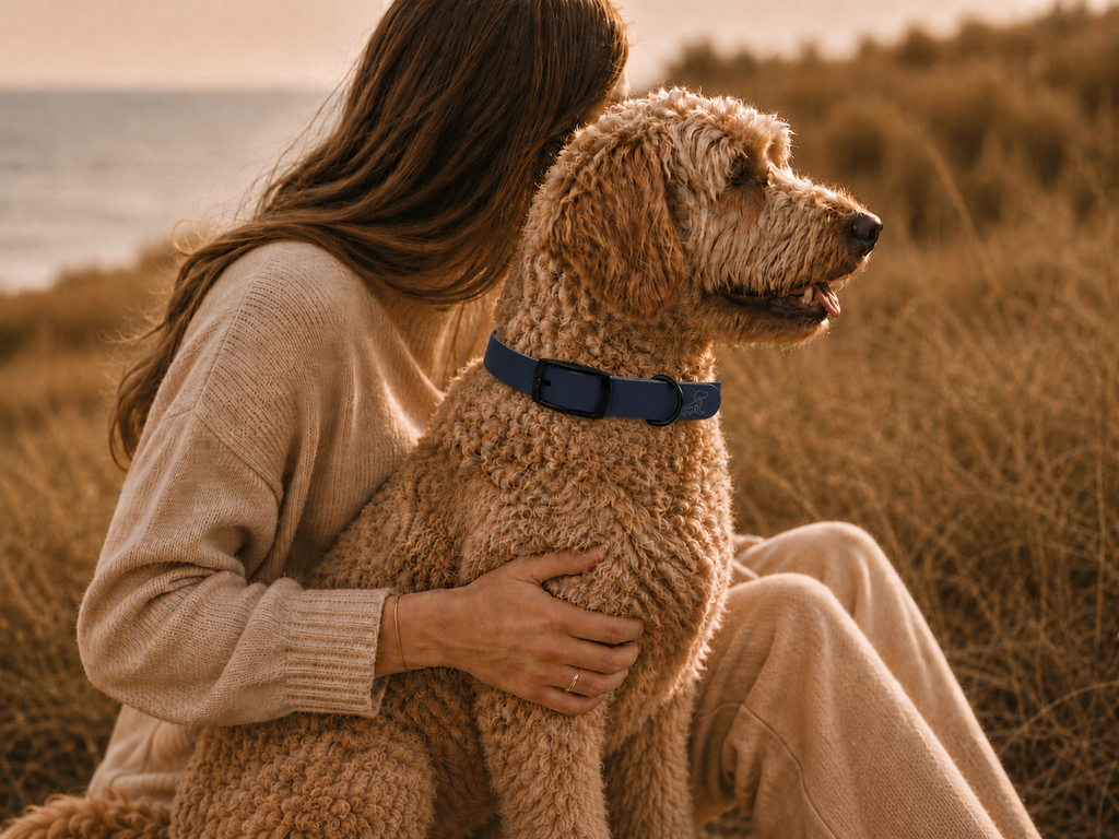 Navy Blue Dog Collar