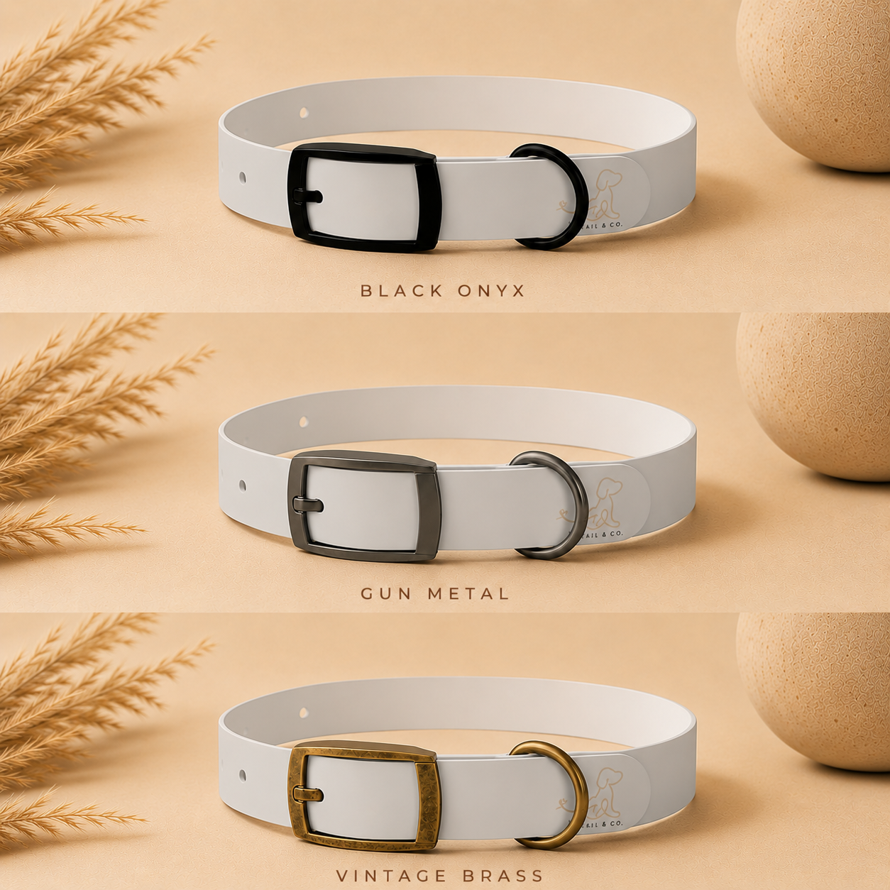 Light Gray Dog Collar