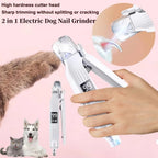 2-in-1 Pet Nail Trimmer and Grinder