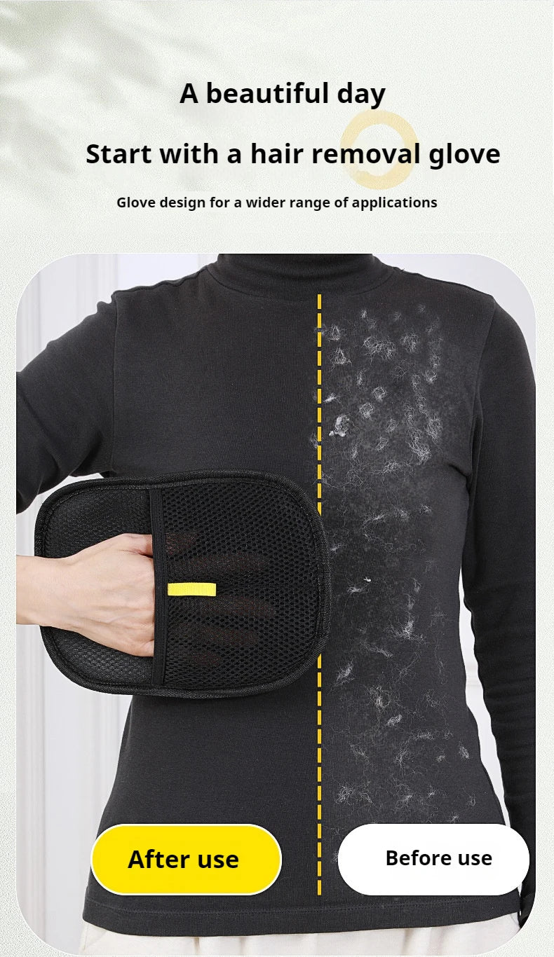 $11.99-$12.99 -Reusable Pet Hair Removal Glove – Electrostatic Grooming Brush for Cats & Dogs, Washable Lint Remover for Furniture & Clothing