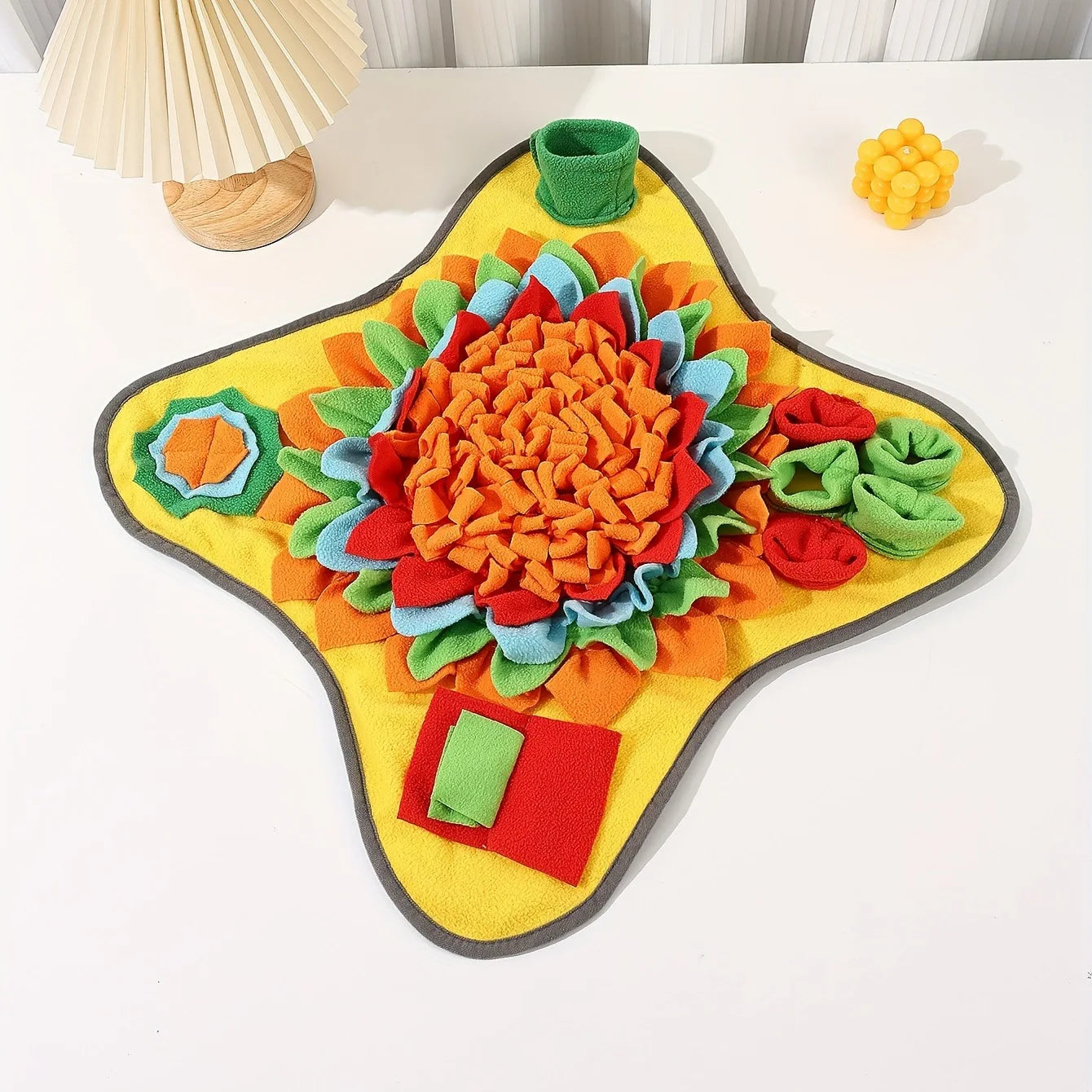 $19.99 -Interactive Dog Snuffle Mat – Enrichment Feeding Puzzle to Reduce Boredom & Stimulate Natural Foraging Instincts