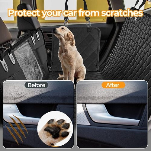 Simple Deluxe Dog Car Seat Cover for Back Seat US warehouse